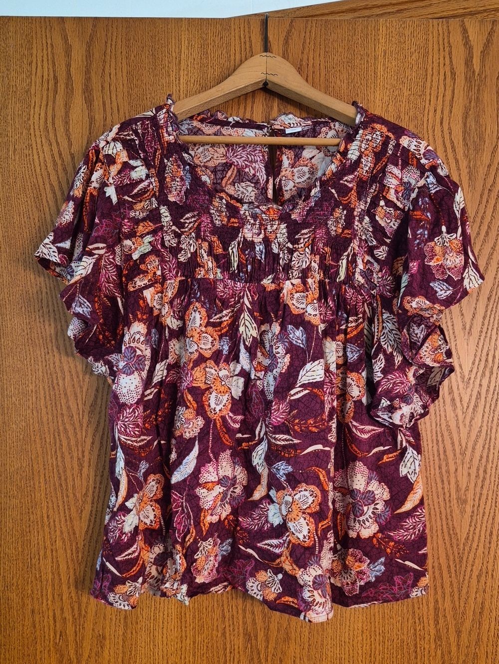 Old Navy Pretty Floral Top Sz XL